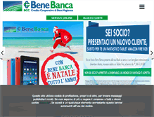 Tablet Screenshot of benebanca.it
